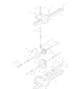 Transmission Diagram and Parts List for 13AM675G372 1997 Yard Machines Lawn Tractor